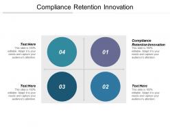 Compliance retention innovation ppt powerpoint presentation file outline cpb