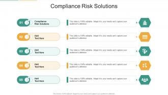Compliance Risk Solutions In Powerpoint And Google Slides Cpb