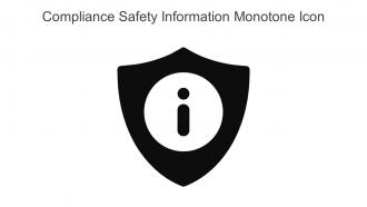 Compliance Safety Information Monotone Icon In Powerpoint Pptx Png And Editable Eps Format