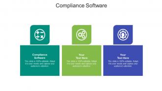 Compliance software ppt powerpoint presentation ideas slideshow cpb