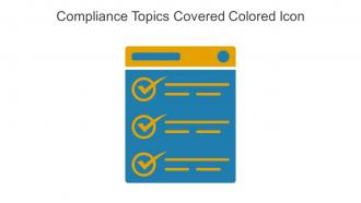 Compliance Topics Covered Colored Icon In Powerpoint Pptx Png And Editable Eps Format