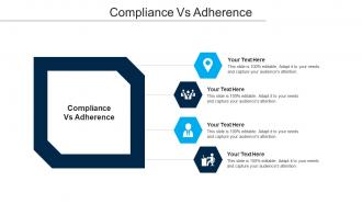 Compliance Vs Adherence Ppt Powerpoint Presentation Professional Picture Cpb