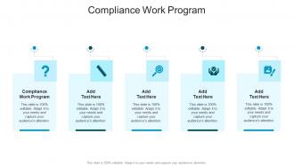 Compliance Work Program In Powerpoint And Google Slides Cpb