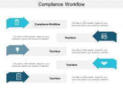 Compliance workflow ppt powerpoint presentation inspiration tips cpb