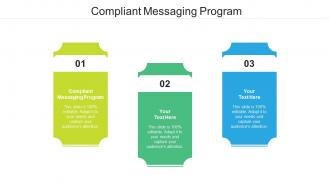 Compliant messaging program ppt powerpoint presentation gallery graphic images cpb