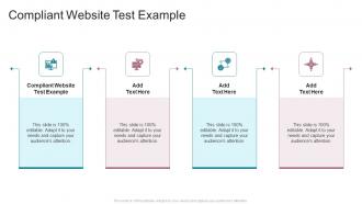 Compliant Website Test Example In Powerpoint And Google Slides Cpb