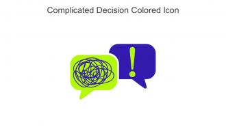 Complicated Decision Colored Icon In Powerpoint Pptx Png And Editable Eps Format