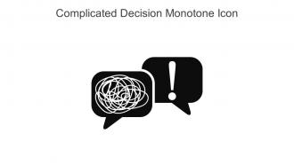 Complicated Decision Monotone Icon In Powerpoint Pptx Png And Editable Eps Format