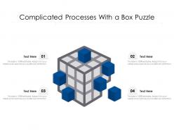 Complicated processes with a box puzzle