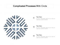 Complicated processes with circle