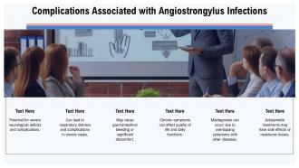 Complications Associated With Angiostrongylus Infections PPT PowerPoint ST AI SS