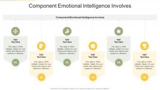 Component Emotional Intelligence Involves In Powerpoint And Google Slides Cpb
