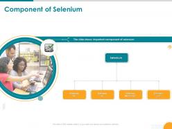Component Of Selenium Selenium Ide Powerpoint Presentation Format