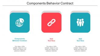 Components Behavior Contract Ppt Powerpoint Presentation Pictures Vector Cpb