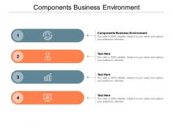 Components business environment ppt powerpoint presentation infographic gallery cpb