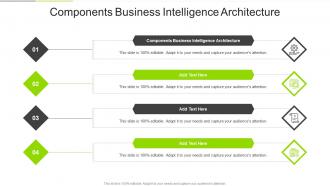 Components Business Intelligence Architecture In Powerpoint And Google Slides Cpb