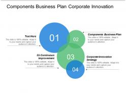 Components business plan corporate innovation strategy 5s continuous improvement cpb