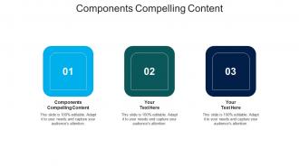 Components compelling content ppt powerpoint presentation layouts tips cpb