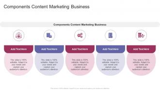 Components Content Marketing Business In Powerpoint And Google Slides Cpb