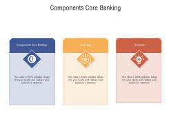Components core banking ppt powerpoint presentation gallery skills cpb