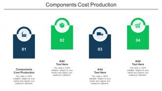 Components Cost Production Ppt Powerpoint Presentation Infographics Slides Cpb