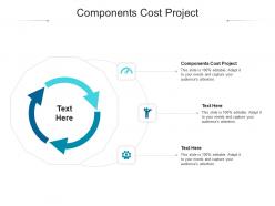 Components cost project ppt powerpoint presentation summary elements cpb