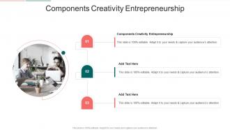 Components Creativity Entrepreneurship In Powerpoint And Google Slides Cpb