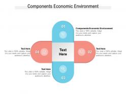 Components economic environment ppt powerpoint presentation portfolio background cpb