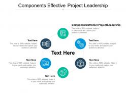 Components effective project leadership ppt powerpoint portfolio cpb