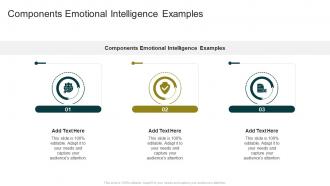 Components Emotional Intelligence Examples In Powerpoint And Google Slides Cpb