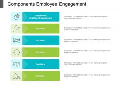 Components employee engagement ppt powerpoint presentation professional example topics cpb