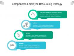 Components employee resourcing strategy ppt powerpoint presentation file elements cpb