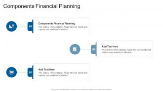 Components Financial Planning In Powerpoint And Google Slides Cpb