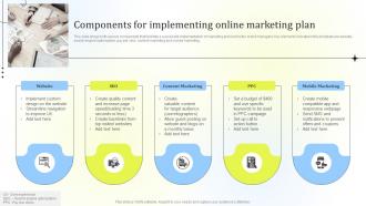 Components For Implementing Online Marketing Plan