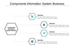 Components information system business ppt powerpoint presentation ideas cpb