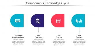 Components Knowledge Cycle Ppt Powerpoint Presentation Professional Graphics Cpb