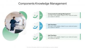 Components Knowledge Management In Powerpoint And Google Slides Cpb