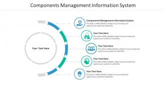 Components management information system ppt powerpoint presentation slides microsoft cpb