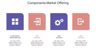Components Market Offering Ppt Powerpoint Presentation Pictures Images Cpb
