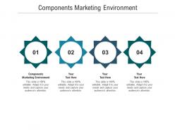 Components marketing environment ppt powerpoint presentation infographics clipart cpb