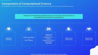Components Of Computational Science Scientific Computation Ppt Slides Design Ideas