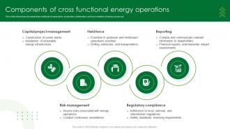 Components Of Cross Functional Energy Operations