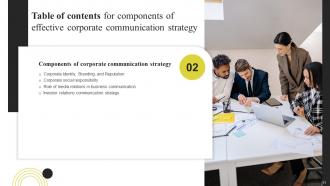Components Of Effective Corporate Communication Strategy Powerpoint Presentation Slides Aesthatic Customizable