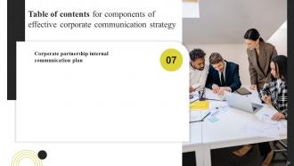 Components Of Effective Corporate Communication Strategy Powerpoint Presentation Slides Informative Compatible