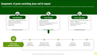 Components Of Green Marketing Place Green Advertising Campaign Launch Process MKT SS V