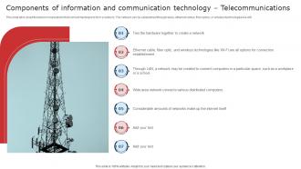 Components Of Information And Communication Technology Telecommunications