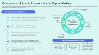 Components Of Islamic Finance Islamic Capital Shariah Compliant Finance Fin SS V