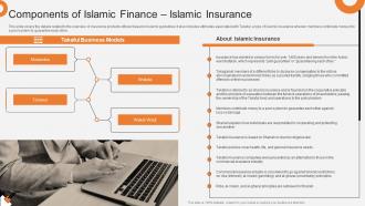 Components Of Islamic Finance Islamic Insurance Non Interest Finance Fin SS V