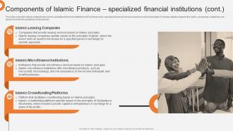 Components Of Islamic Finance Specialized Non Interest Finance Fin SS V Images Designed