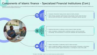 Components Of Islamic Finance Specialized Shariah Compliant Finance Fin SS V Attractive Visual